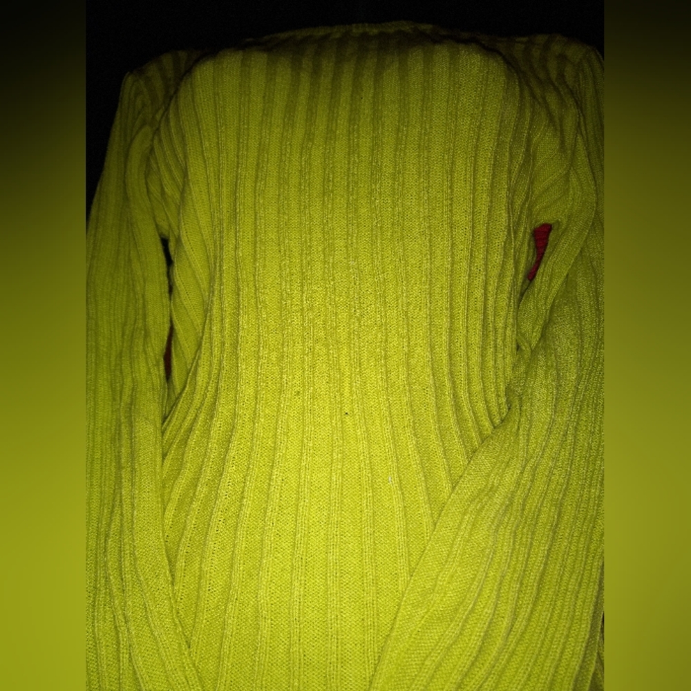 Light Green Long Sleeve Sweater - Picture 2 of 4